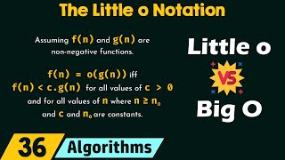 The Little o Notation [upl. by Nwahsyt924]