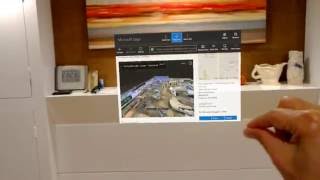 Navigating a Matterport 3D model through HoloLens [upl. by Concepcion]