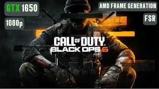 COD Black Ops 6 GTX 1650 BETA  Call of Duty Black Ops 6 GTX 1650 amp i5 12400F 1080p720p [upl. by Prudi]