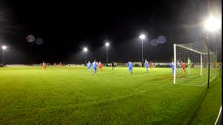 Harry Peasgood has a terrific effort cleared off the line v Market Drayton 11 12 17 [upl. by Leen]