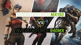 NVIDIA Geforce MX150 VS NVIDIA Geforce 940MX 2019  Which Is The Best Value GPU [upl. by Fullerton706]