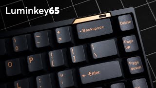 Luminkey65 GasketMount Keyboard  Stunning Black amp Copper Design [upl. by Cullen]