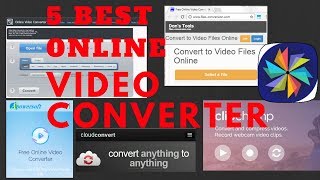 5 Best Online Video Converter 2017 Free [upl. by Nyre467]