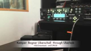 Kemper Bogner Uberschall through matching cab [upl. by Celeste]