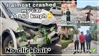 I crashed my car almost at 140 kmph😱😱  Roadtrip gone wrong😰  vlog25 dailyvlog [upl. by Ancell]