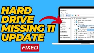 How to Fix Hard Drive Missing After Windows 11 Update  Reviewsed [upl. by Lindsy]