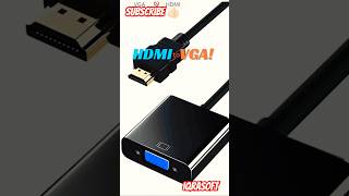 hdmi to vga shorts hdmi vga [upl. by Brechtel784]