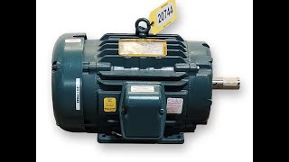 Unused 20HP Baldor Severe Duty Motor 230460 Volt 256T Frame TEFC Enclosed [upl. by Ishmael345]