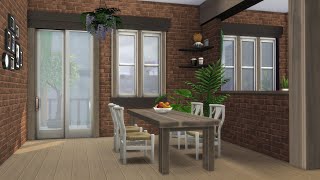 Cosy Loftey Apartment  19 Culpepper  The Sims 4  NO CC  Stop Motion [upl. by Victorine877]