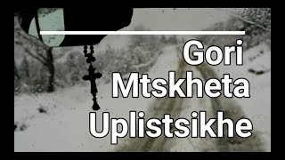 Mtskheta Gori Uplistsikhe Georgia winteringeorgia  Day 3  Vlog4 [upl. by Aloin97]