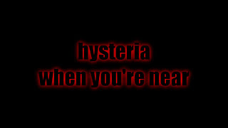 Def Leppard  Hysteria Lyrics [upl. by Rodrick]