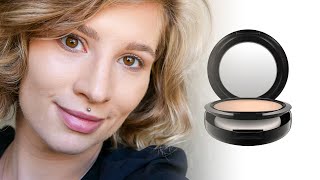 Mac Studio Fix Powder Plus Foundation Review  Professional Technique on How to Use It [upl. by Eelame]