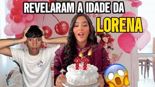 REVELARAM A IDADE DA LORENA PINA  tudo que aconteceu na festa da Lorena 🤯 [upl. by Polash]