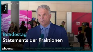 Fraktionssitzungen von SPD Grüne FDP Union AfD und Linke am 17102023 [upl. by Megargee]