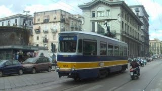 HD Trams and Trolleybuses in Naples 050413 [upl. by Kincaid976]