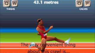 QWOP  Guide and Strategy for 100m [upl. by Ynoep]