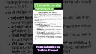 QS World University Rankingmcqstudywithvt upsccse uppcs2024 uppcs mppsc 70thbpsc ssc jpsc [upl. by Dex]