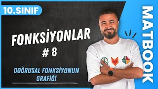 Fonksiyonlar 8  Doğrusal Fonksiyonun Grafiği  10SINIF MATEMATİK MatBook  2024 [upl. by Andria]