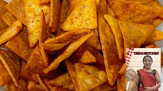 Mad Angles Chips recipeHomemade Made Angles Chips recipe by teenaskitchen [upl. by Rawdin]