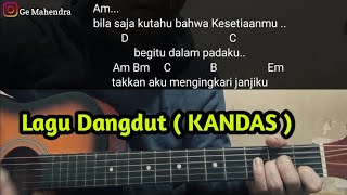 Kunci Gitar KANDAS  Evie Tamala  Chord Gampang semua [upl. by Euqirne440]