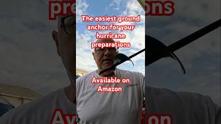 The easiest to use ground anchor for your hurricane preparations It only takes 2 seconds to place [upl. by Constant]