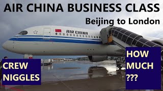 Air China Business Class A350 review 2024 Beijing to London  Crew Niggles amp How Much did it cost [upl. by Vidovik]