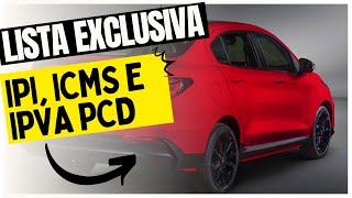 CARROS PCD MAIS BARATOS EM 2023 IPVA IPI e ICMS  Top 3 opções [upl. by Nivonod]