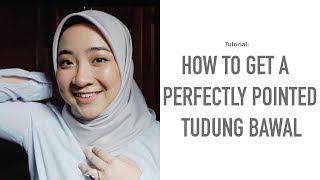 HOW TO GET A PERFECTLY POINTED TUDUNG BAWAL [upl. by Letnom]