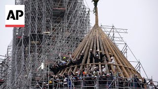 Notre Dame Cathedral on track to reopen in 2024 [upl. by Wolfgang]