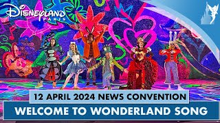 ❤️ ♠️ Welcome to Wonderland song  Preview Alice in Wonderland show coming to Disneyland Paris 2024 [upl. by Zoara]