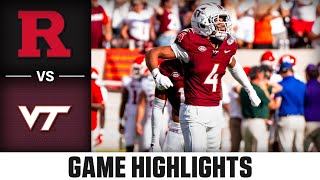 Rutgers vs Virginia Tech Game Highlights  2024 ACC Football [upl. by Fernand803]