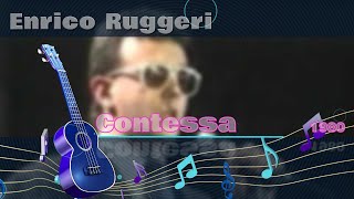 Enrico Ruggeri Contessa  karaoke [upl. by Nonez]