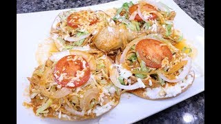 Tostadas de Pollo Realmente Deliciosas Estilo8a [upl. by Defant738]