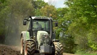 Fendt 412 Vario Tms Ploughing 2009 [upl. by Symon782]