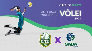 MONTES CLAROS x SADA CRUZEIRO  AO VIVO E COM IMAGENS  CAMPEONATO MINEIRO CODEMG 2024 [upl. by Anawqahs]