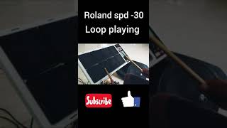 Roland spd 30 loop playing [upl. by Torhert]