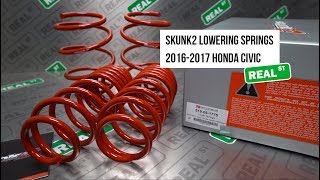 Skunk2 1617 Civic Lowering Springs 519051775  Real Street Performance [upl. by Linda81]