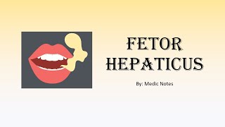 Pathophysiology of fetor hepaticus [upl. by Assenaj]