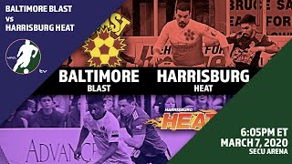 Baltimore Blast vs Harrisburg Heat [upl. by Enra]