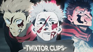 Itadori Yuji Twixtor 4K CC  ALL SCENES  Jujutsu Kaisen Season 2 [upl. by Hebel]