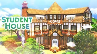 STUDENT HOUSE  Sims 4 Speed Build [upl. by Trauts]