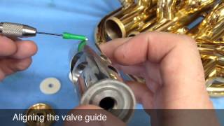 Yamaha low brass valve guides [upl. by Claman]