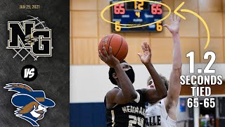 What a Finish NeumannGoretti Basketball Survives on the Road Against LaSalle [upl. by Eegnat]