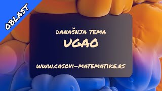 Matematika za 5 razred  Ugao [upl. by Ariad]