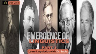 Emergence of Linguistics Part 1 Historical amp Structural Linguistics [upl. by Ewer910]