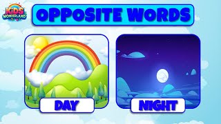 Learn Opposites Educational Video  Educational Videos For Toddlers  Opposite Words In English [upl. by Ras566]