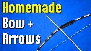 How to Make a Bow and Arrow at Home  Easy Bow Tutorial [upl. by Annawal980]