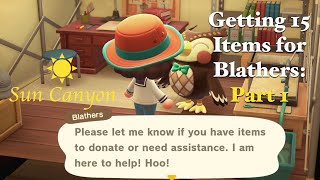 GETTING BLATHERS HIS MUSEUM  PART 1 Animal Crossing New Horizons [upl. by Steinberg498]