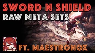 MHW META Sets Best SnS Builds for Raw ft MaestroNox [upl. by Ahsil]