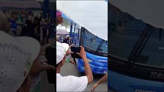 festa da torcida Cruzeirense para saída do ônibus do Cruzeiro toca da raposa ll [upl. by Ethan]